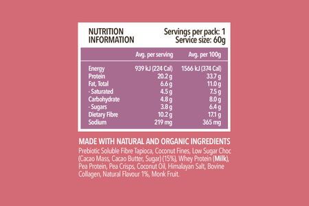 Choc Coating Protein Bar - 3 Bar Trial Pack