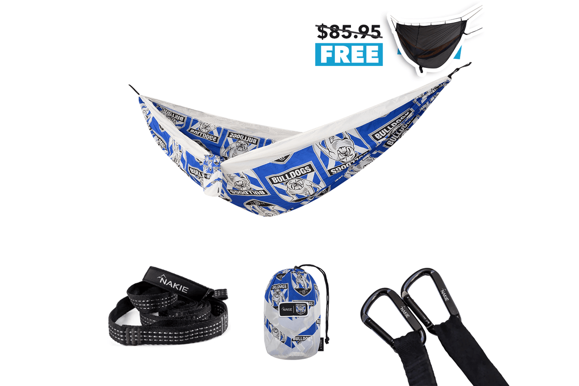 Bulldogs - NRL Recycled Hammock with Straps
