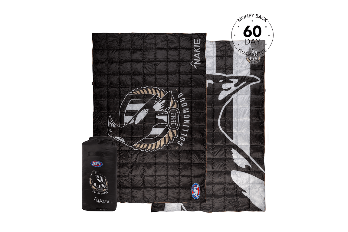 Collingwood Magpies - AFL Sustainable Down Puffy Blanket