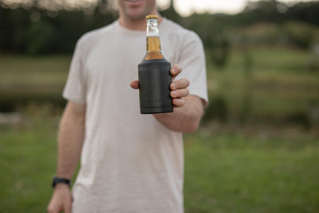 Midnight Black - Cooler & Coffee Cup