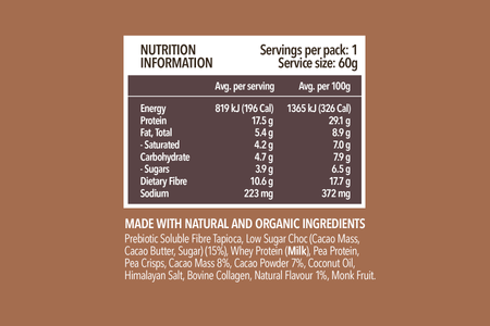 Double Choc Fudge with Choc Coating - Protein Bar