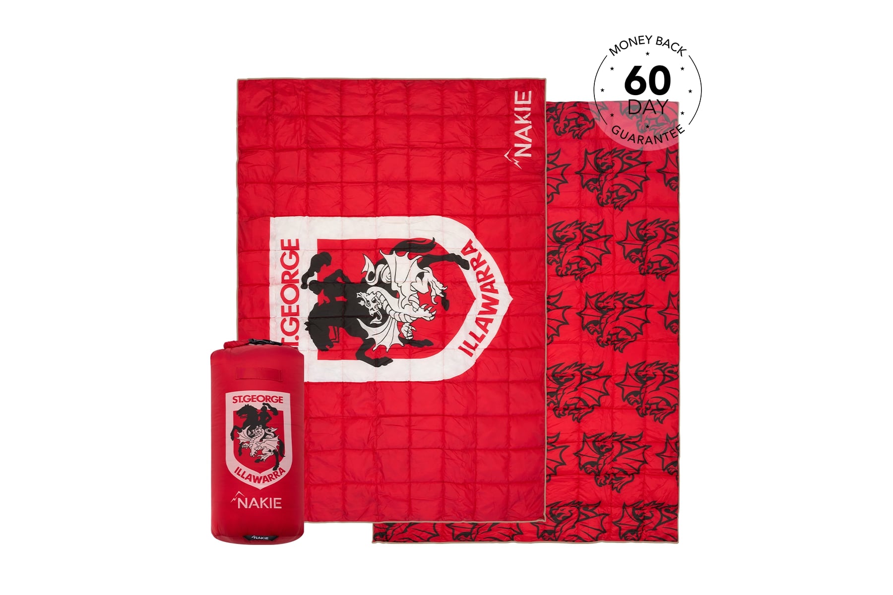 Dragons - NRL Sustainable Down Puffy Blanket | Made From 100