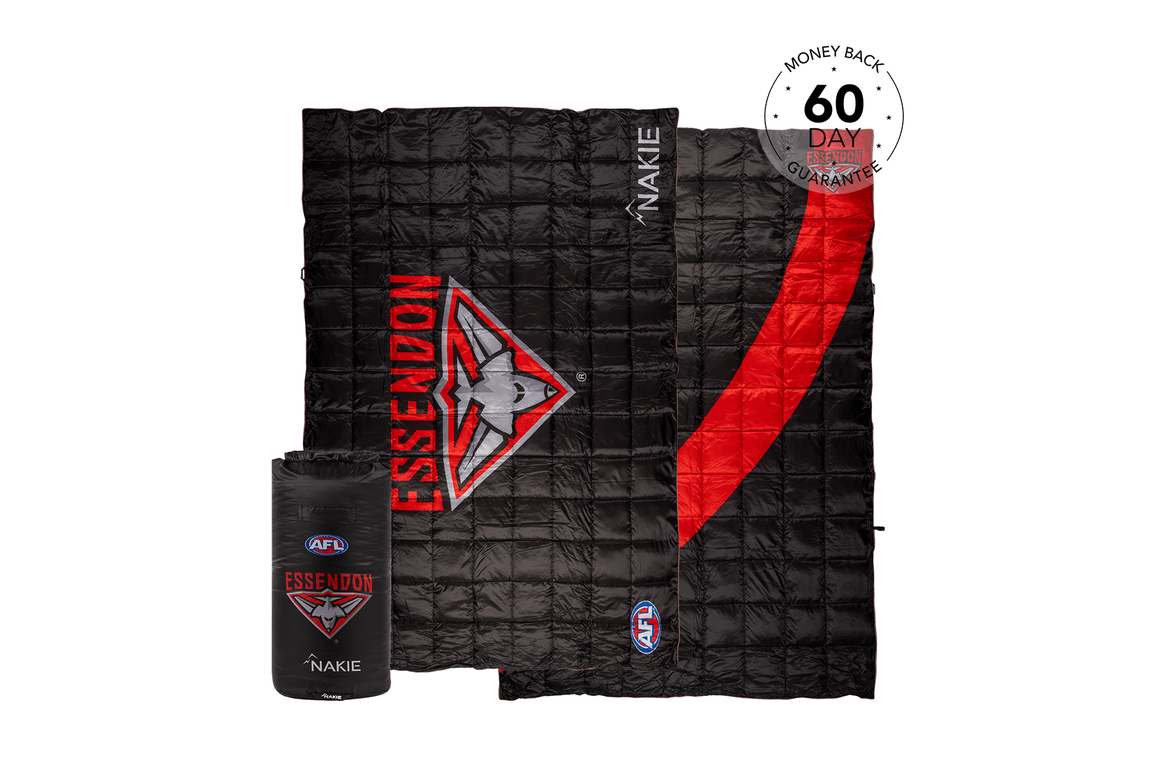 Essendon Bombers - AFL Sustainable Down Puffy Blanket