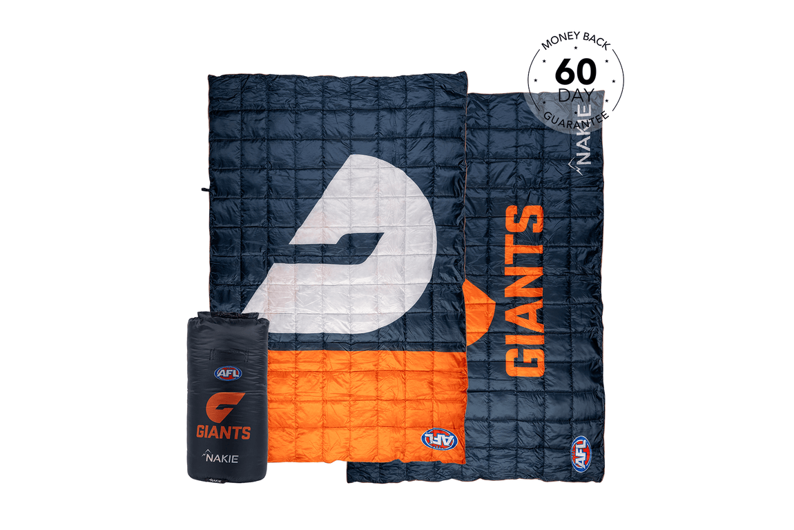 GWS Giants - AFL Sustainable Down Puffy Blanket