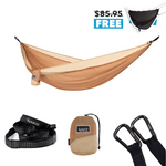 Sahara Sand - Recycled Hammock with Straps preview #1