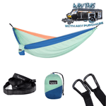 Sky Blue - Recycled Hammock with Straps preview #1