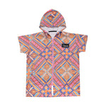 Kids Large - Rosy Tides - Hooded Towel Recycled Sand Free