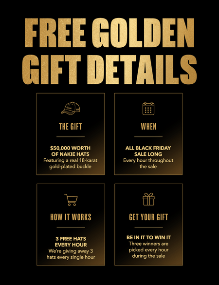 50k Golden Giveaway | Nakie