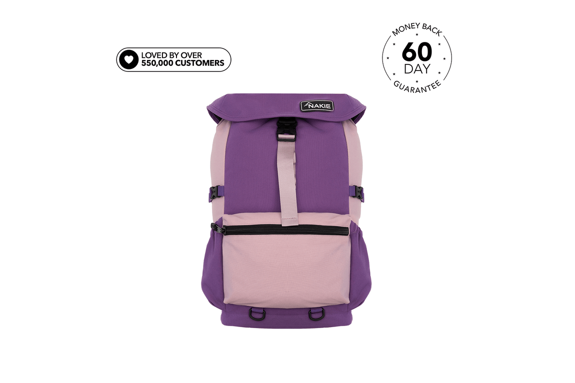 Mulberry Purple Recycled Travel Backpack Australia