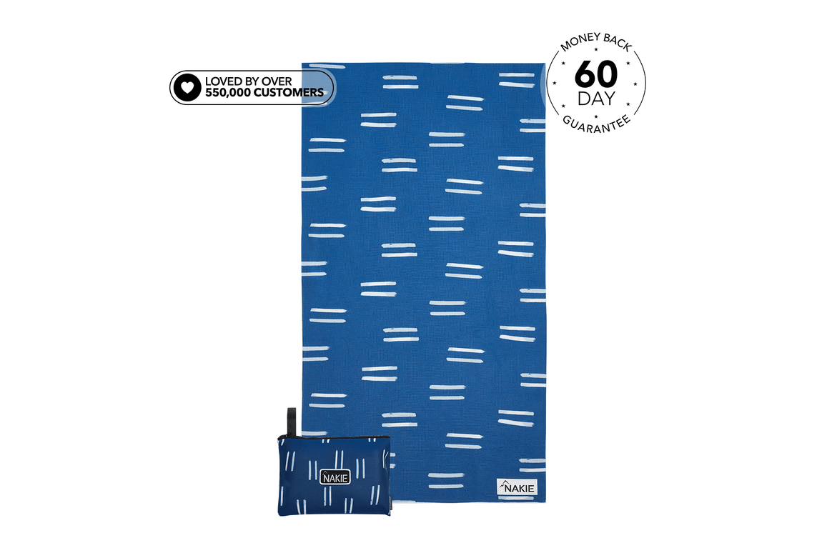 Salty Waves - Recycled Sand Free Beach Towel