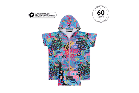 Kasey Rainbow - Kids Hooded Towel Recycled Sand Free