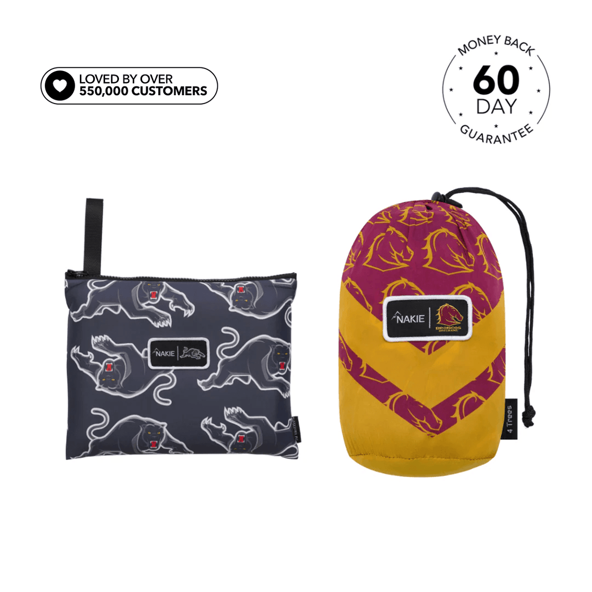 NRL Hammock & Sand Free Beach Towel Combo