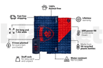 Melbourne Demons - AFL Sustainable Down Puffy Blanket preview #3