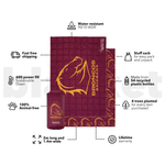 Broncos - NRL Sustainable Down Puffy Blanket preview #3