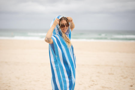 Ocean Breeze - Hooded Towel Recycled Sand Free
