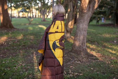 Hawthorn Hawks - AFL Sustainable Down Puffy Blanket