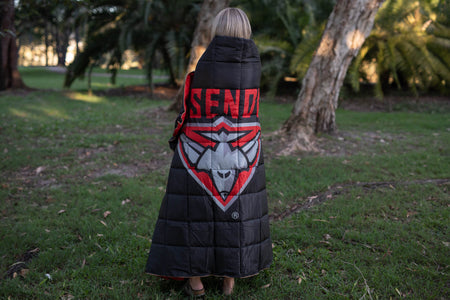 Essendon Bombers - AFL Sustainable Down Puffy Blanket