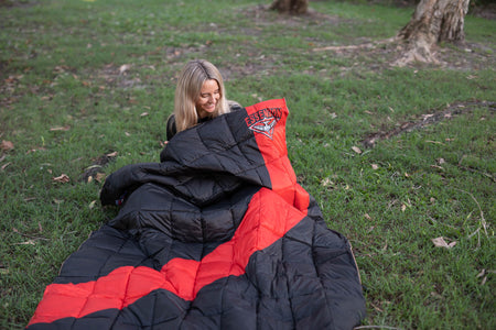 Essendon Bombers - AFL Sustainable Down Puffy Blanket