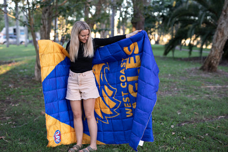 West Coast Eagles - AFL Sustainable Down Puffy Blanket