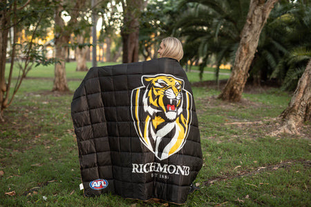 Richmond Tigers - AFL Sustainable Down Puffy Blanket