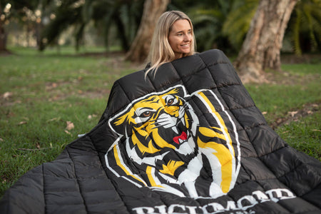 Richmond Tigers - AFL Sustainable Down Puffy Blanket