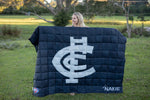Carlton Blues - AFL Sustainable Down Puffy Blanket preview #6