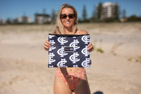 Carlton Blues - AFL Recycled Sand Free Beach Towel