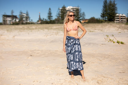 Geelong Cats - AFL Recycled Sand Free Beach Towel