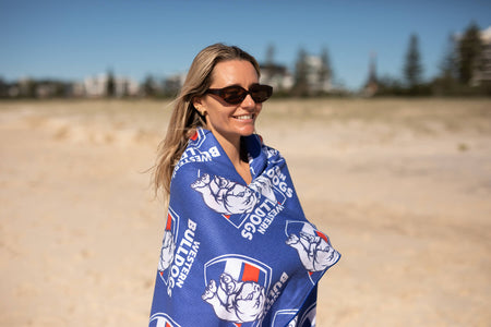 Western Bulldogs - AFL Recycled Sand Free Beach Towel