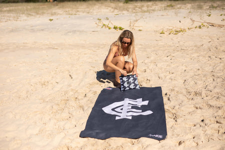 Carlton Blues - AFL Recycled Sand Free Beach Towel