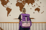 Mulberry Purple - Recycled Travel Backpack preview #7