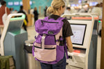 Mulberry Purple - Recycled Travel Backpack preview #8
