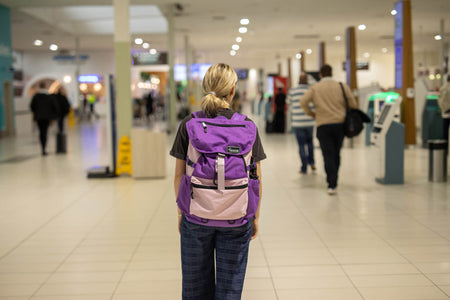 Mulberry Purple - Recycled Travel Backpack