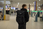 Midnight Black - Recycled Travel Backpack preview #11