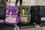 Midnight Black - Recycled Travel Backpack preview #12