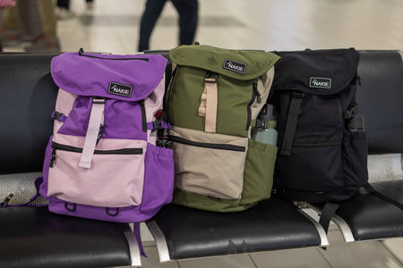 Midnight Black - Recycled Travel Backpack