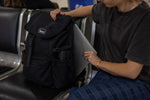Midnight Black - Recycled Travel Backpack preview #10