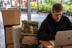 Olive Green - Recycled Travel Backpack preview #12