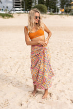 Rosy Tides - Recycled Sand Free Beach Towel preview #2