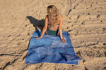 Underwater Magic - Recycled Sand Free Beach Towel preview #5