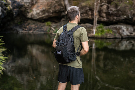 best foldable travel backpack Foldable Backpack - 30L | Made From 100% Recycled Material