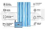 Ocean Breeze - Recycled Sand Free Beach Towel preview #4