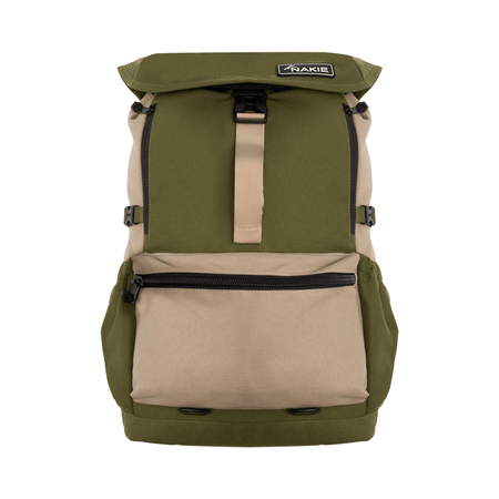 Olive Green - Recycled Travel Backpack