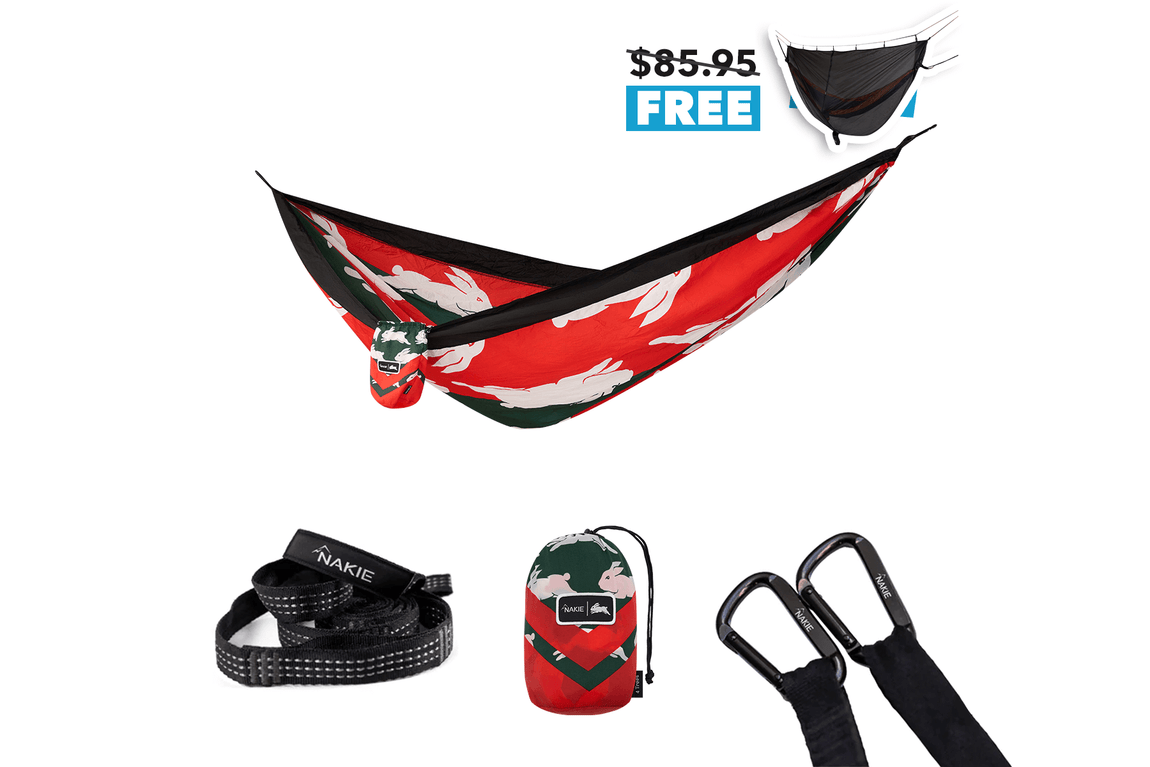 Rabbitohs - NRL Recycled Hammock with Straps
