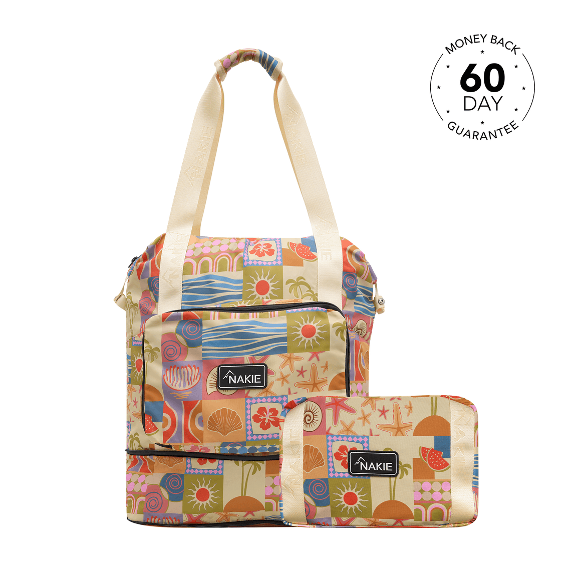 Retro Shores - Recycled Tote Bag