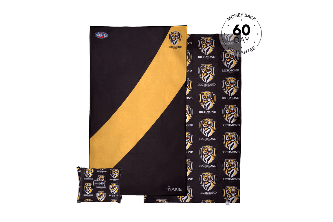Richmond Tigers - AFL Recycled Sand Free Beach Towel
