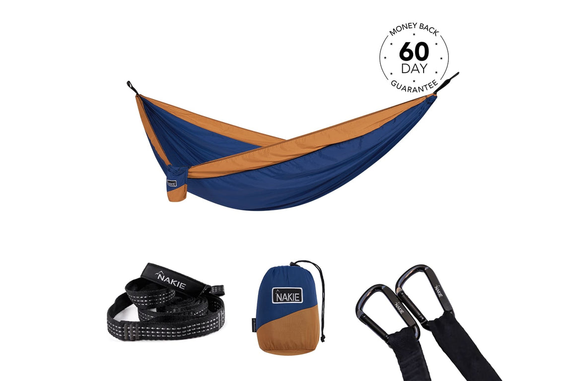 River Blue - Recycled Hammock with Straps