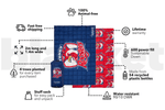 Roosters - NRL Sustainable Down Puffy Blanket preview #3