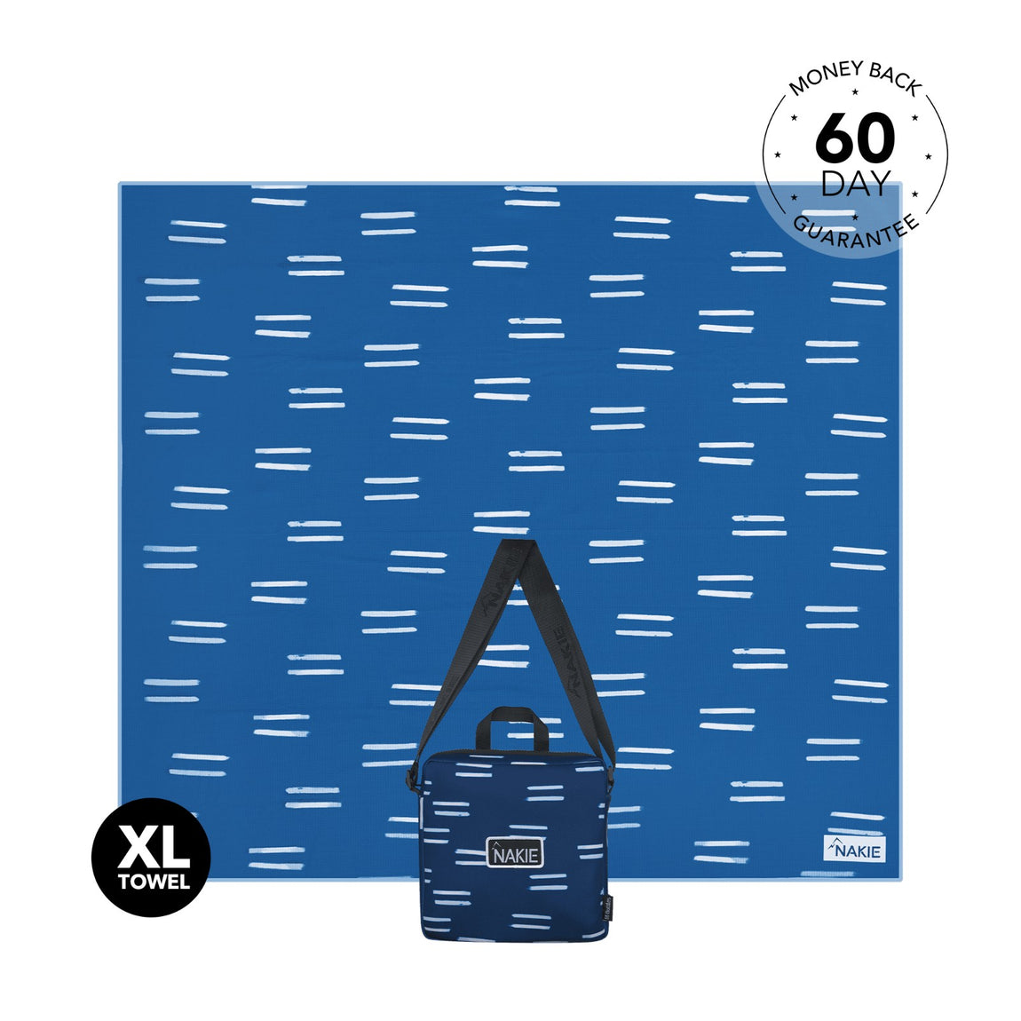 XL Salty Waves - Recycled Sand Free Beach Blanket