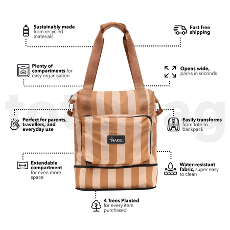 Sandy Trails - Recycled Tote Bag